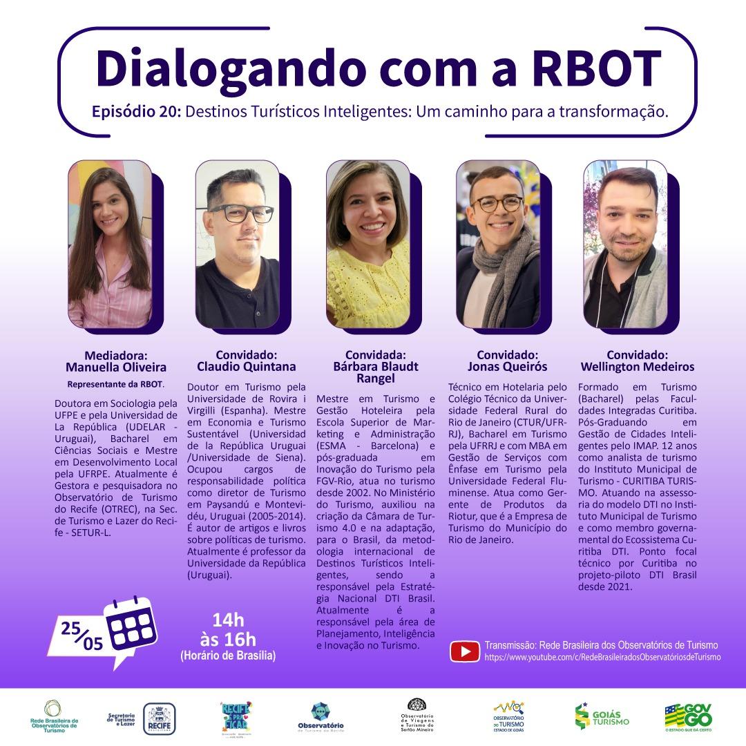 Obrigado pelo convite, esperamos vocês para o debate. Dialogando com a RBOT youtube.com/live/UqvN61OPi… #destinosturisticosinteligente #Brasil #uruguay #recife #RiodeJaneiro #curitiva @MTurismo