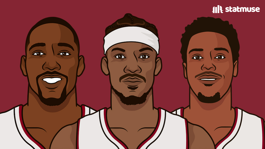 statmuse's tweet photo. The second 8-seed in NBA history to reach the Conference Finals. https://t.co/CrrSRmH4h1