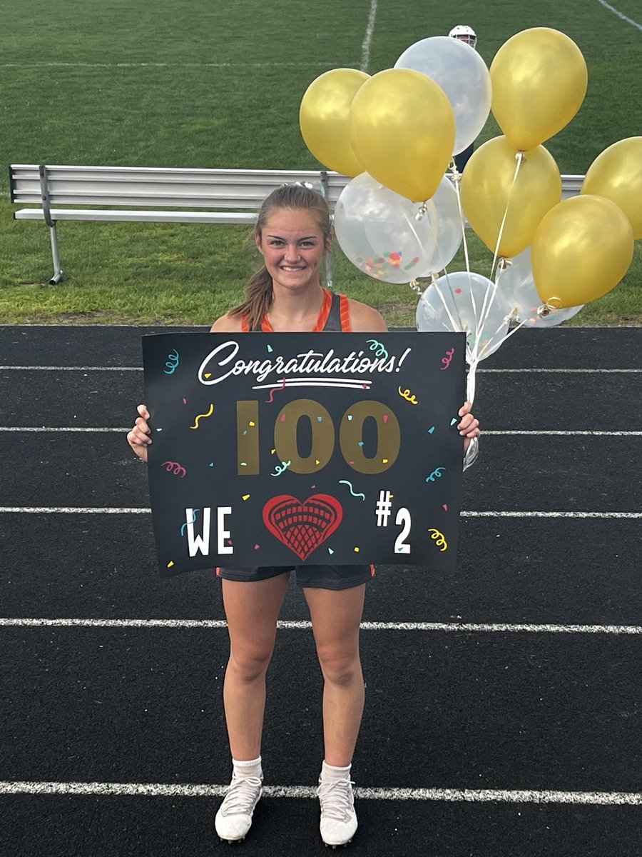 ABBY! Congrats to Abby Bouffard on 1️⃣0️⃣0️⃣ POINTS! The sky is the limit for you, keep working hard, we are so proud of you! #100pointclub