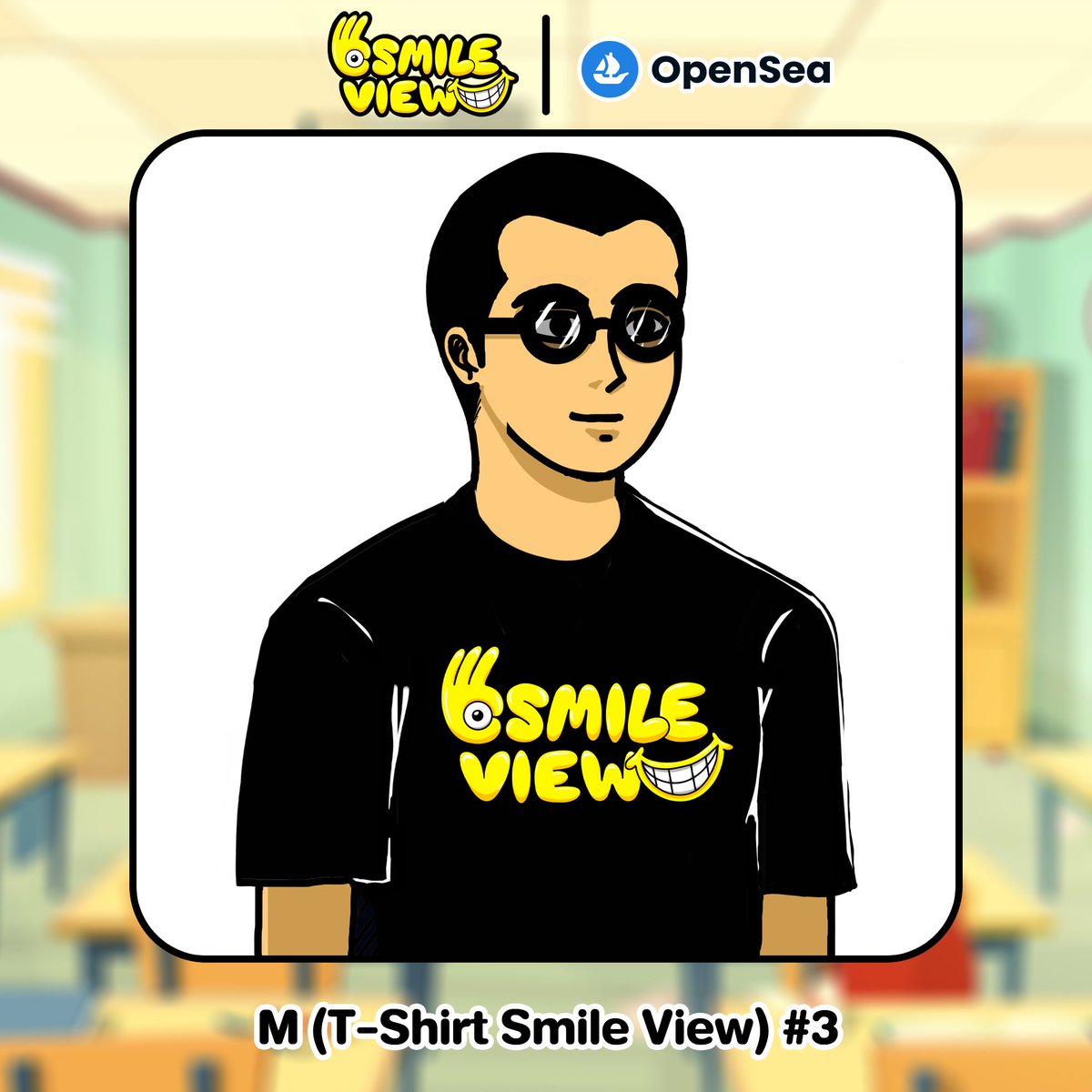 Emoticon555's tweet photo. HUMAN CHARACTER🧑🏻

"M (T-Shirt Smile View) #3"

Current price : 0.019 ETH
Available on : https://t.co/z83IMqEphY

#NFTartist #NFT #NFTs #nftcollection #nftthailand #nftthai #NFTcollector #smileview  #opensea #M #student #TShirtSmileView https://t.co/f08GglM4wk