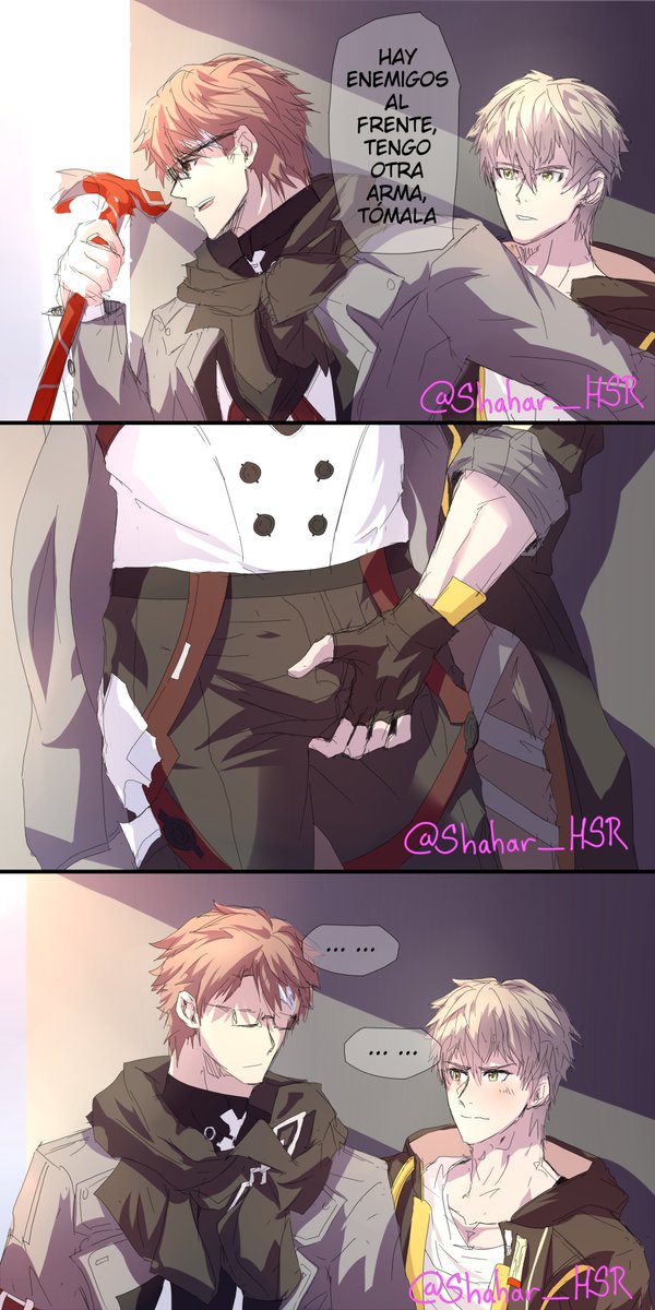 Shyaharu_HSR's tweet photo. CuΓ‘l de las armas Sr. Yang? π³
#HonkaiStarRail #Welt #Caelus #CaeYang https://t.co/YI2I3nh7YL