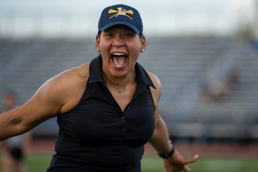 LedyardGirlsLAX's tweet photo. In case you can tell how happy Coach T and the girls were after the win, we think these photos say it all @ledyardsports https://t.co/po9jjGcgtI