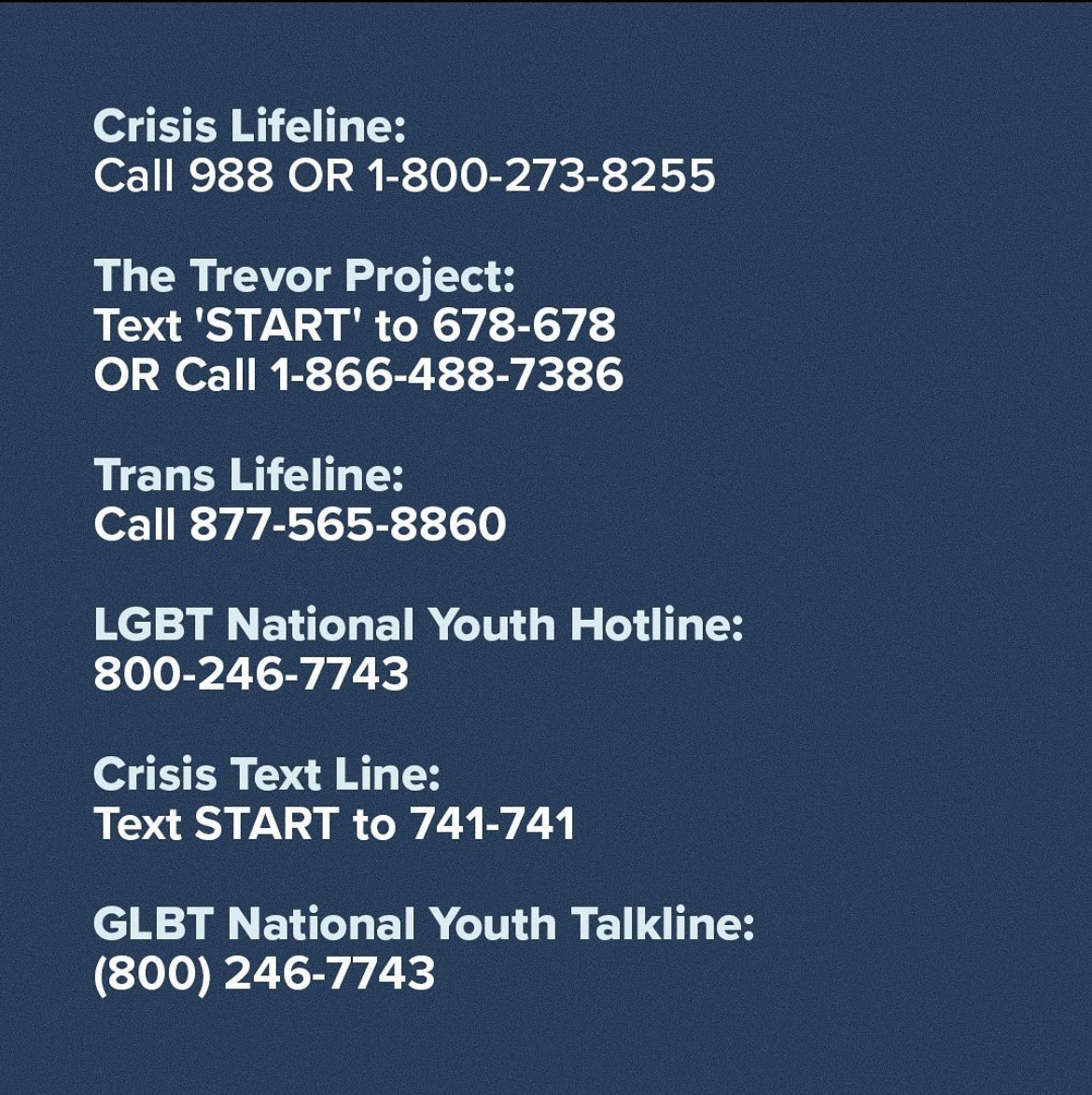 jarvisjohnsontx's tweet photo. I’m deeply saddened by the passage of SB 14.

To every trans Texan and member of the LGBTQ+ community — you belong here. Your life matters. We will never stop fighting for you. #txlege 

If you need support, please call one of the hotlines below: https://t.co/2M6PHaGAtJ