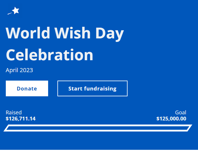 Thank you to our creator community for supporting us through our #StreamForWishes event this #WorldWishDay! Together, you raised over $126,000 for wish kids! 🤩 We couldn’t achieve our mission without our amazing community - thank you!