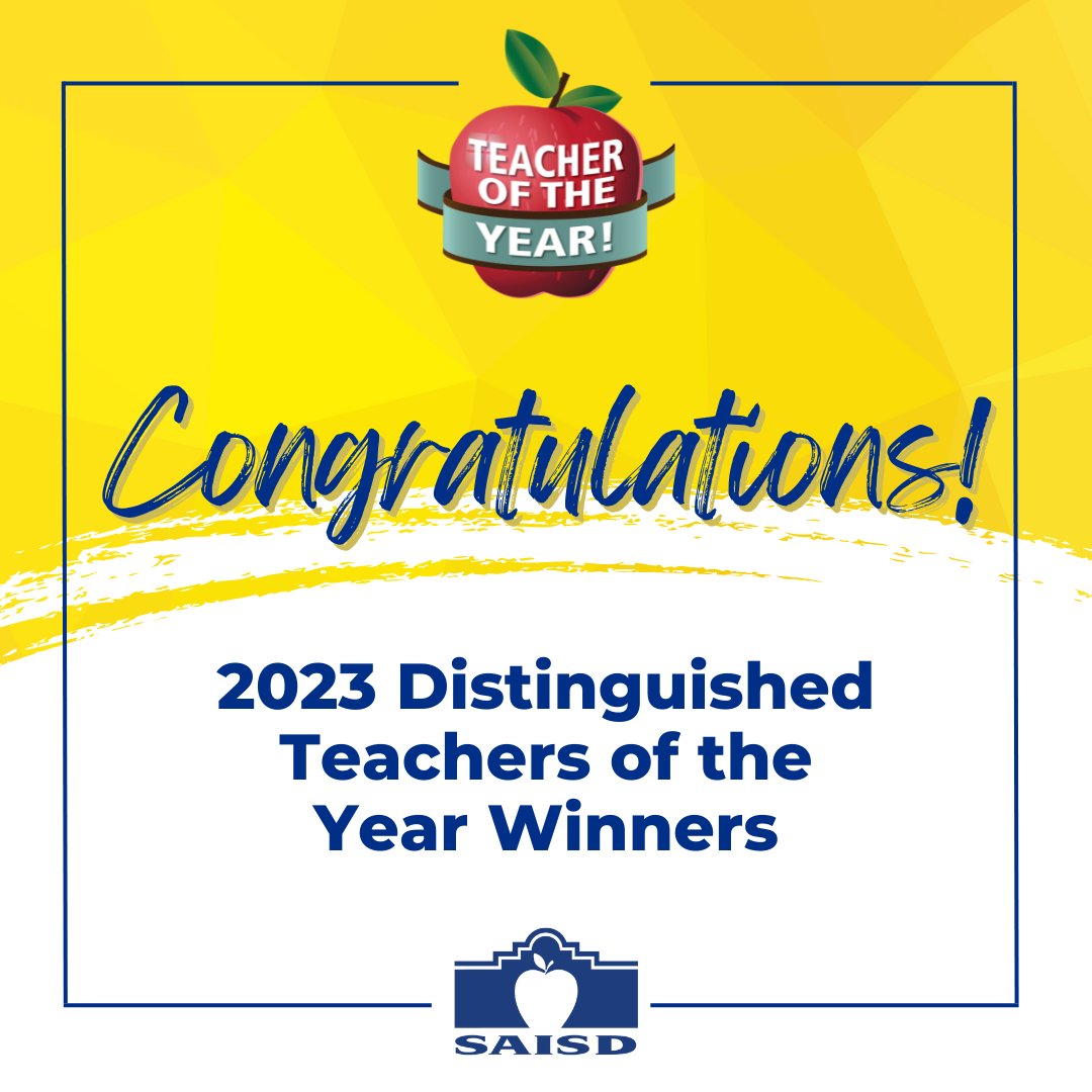 San Antonio ISD on Twitter "Congratulations to our three District