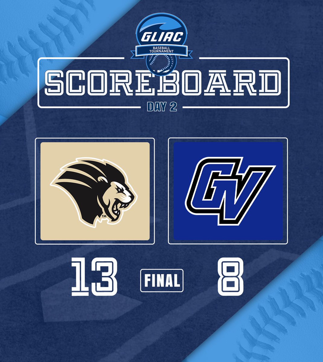 GLIACsports's tweet photo. ๐ฎ๐ฌ๐ฎ๐ฏ ๐๐๐๐๐ ๐๐ฎ๐๐ฒ๐ฏ๐ฎ๐น๐น ๐ง๐ผ๐๐ฟ๐ป๐ฎ๐บ๐ฒ๐ป๐
No. 5 Purdue Northwest uses an 8-run 6th inning to take the lead and holds on to remain undefeated in tournament play.
#WhereChampionsCompete #GLIACBASEโพ๏ธ https://t.co/Mm8wSgUYVs