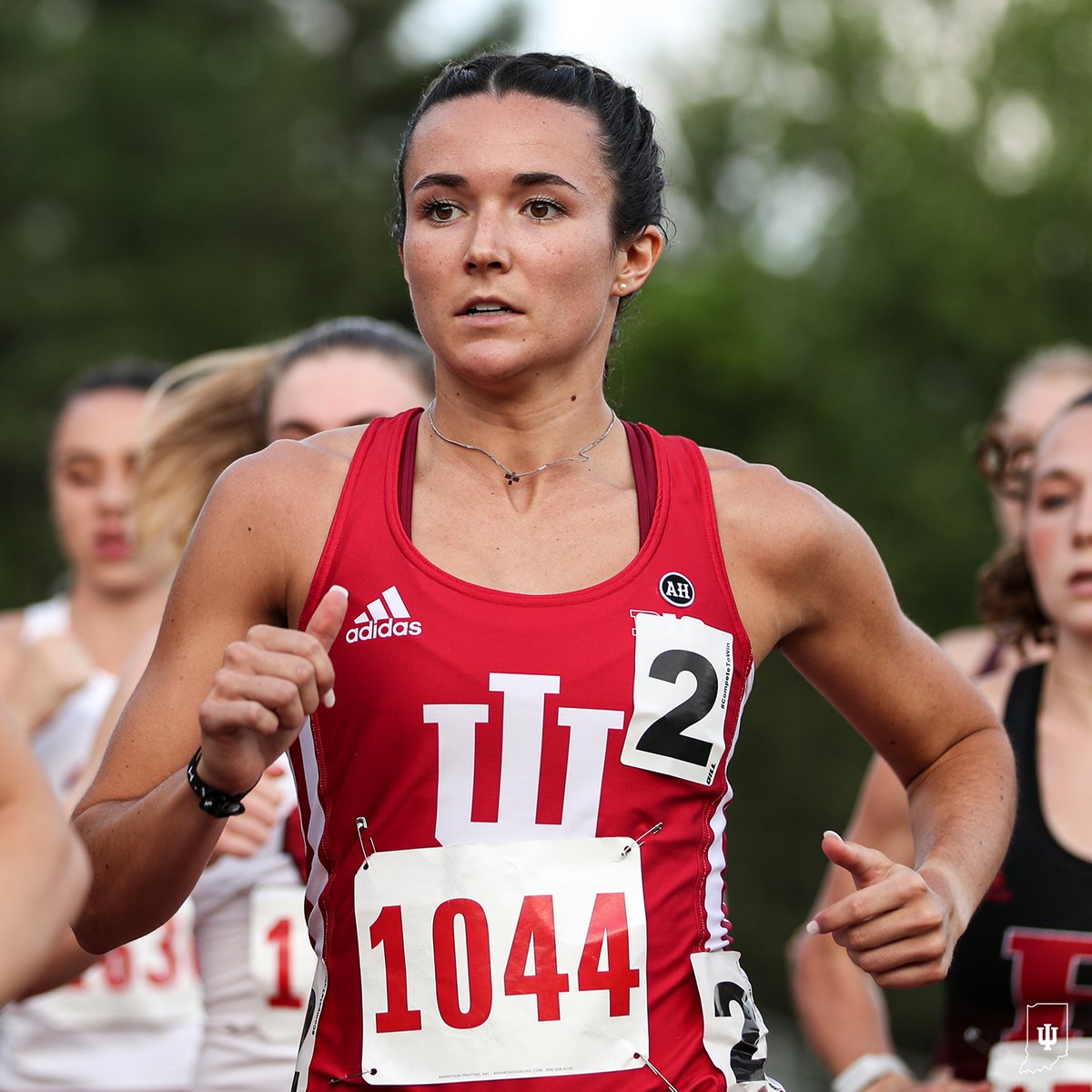 IndianaXCTF's tweet photo. Three Hoosiers headed to Sunday's finals!

• Antonio Laidler (200m)
• Alyssa Robinson (200m)
• Maddie Dalton (1500m) https://t.co/RjR5T1g6mA