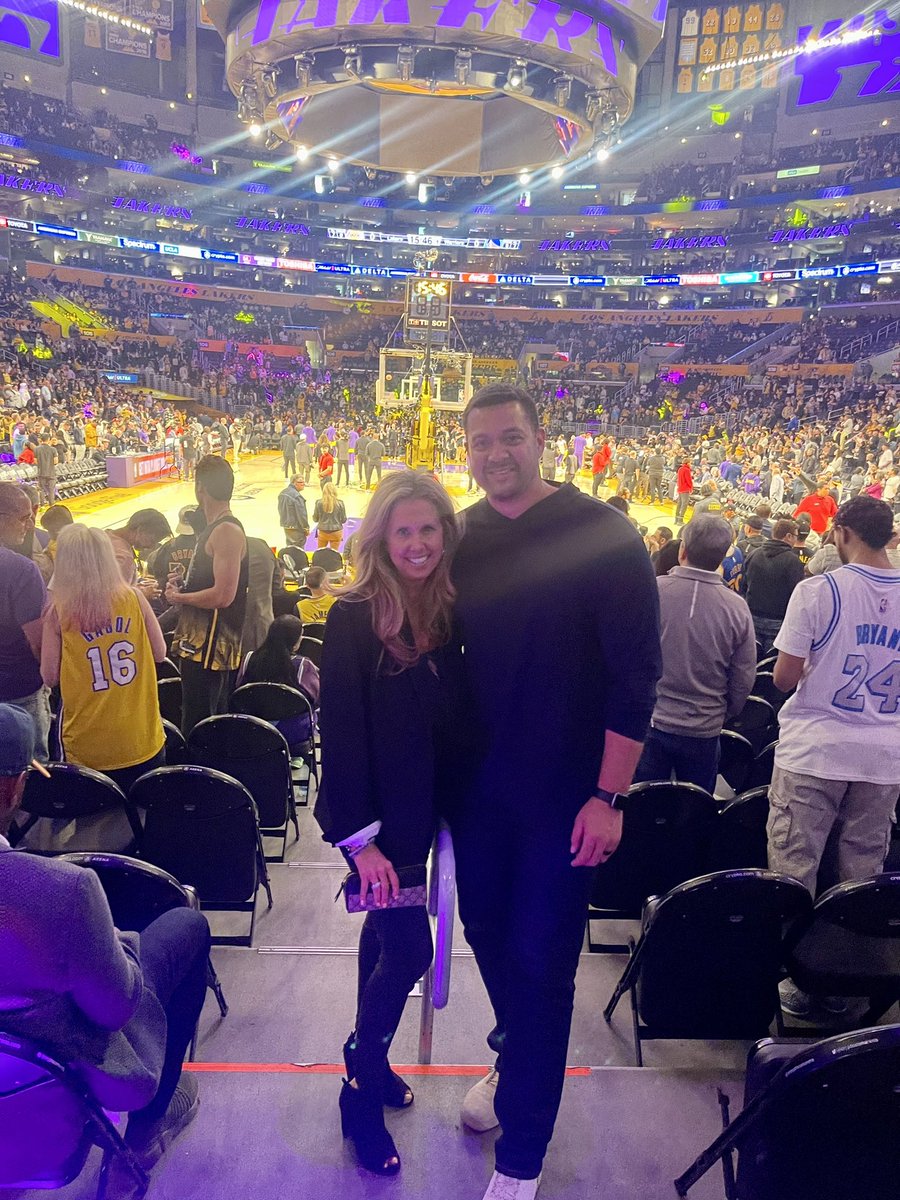 ApolloGroupLaw's tweet photo. Our @MelindaMorrisZ and #LanceWhite live at #LakersVsWarriors conference game6 @cryptocom arena #LosAngelesLife @KingJames #SethCurry 🏀 https://t.co/7Pj3DGzB0w