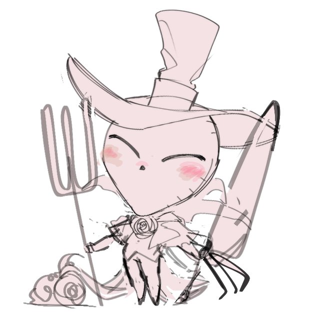 ミニちゃんと飯を食いたい絵