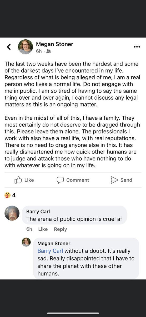 MegStonerUpdate's tweet photo. Megan is still having trouble facing the consequences of her own actions. Yet, she is even more troubled that people are discussing her mother, who was present with Megan during several of the rental scams. https://t.co/9f0CKYVO8c