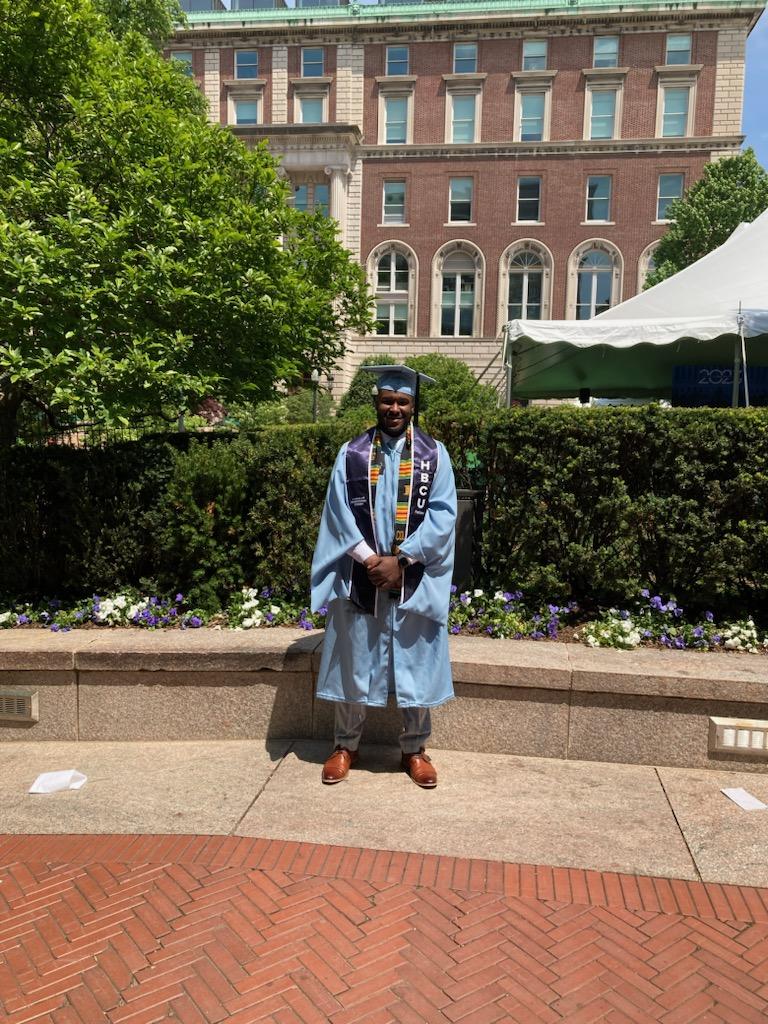 KelvinKGreen's tweet photo. Congratulations Kendall on.  achieving your goals that you set for yourself. You have earned to be a candidate for your Master degree   from Columbia University! We salute you 🙏🏾🙌🏽💪🏾 https://t.co/JQU4ylT59Z