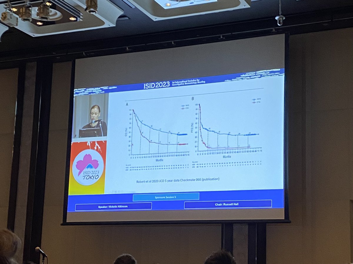 Fantastic presentation by Dr Victoria Atkinson about melanoma from <a href="/UQMedicine/">UQ Medicine</a> at #ISID2023Tokyo.