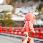 インスタ映え。飛騨高山名物さるぼぼがアイスに。