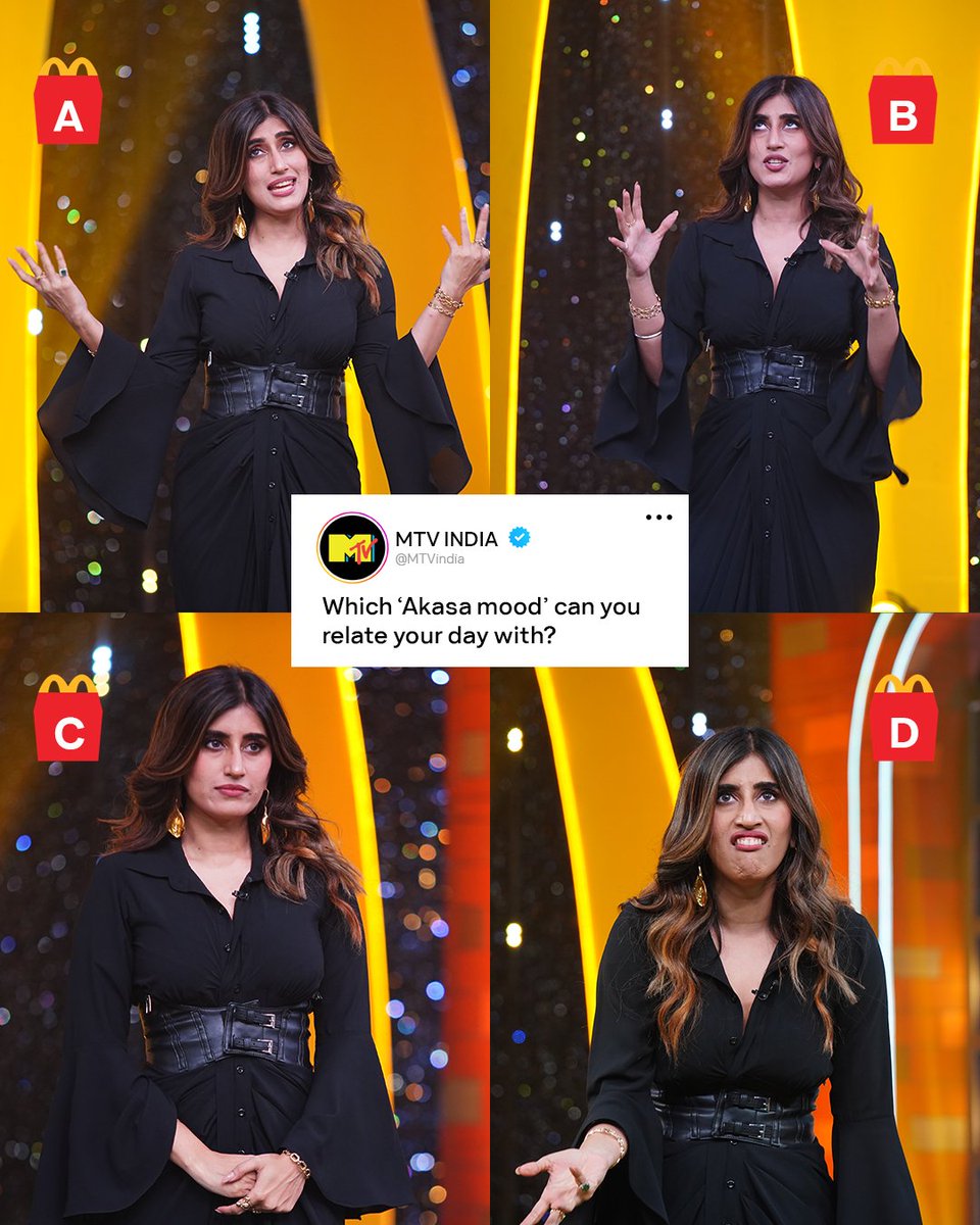 Okay, we’ll go first! For us, <a href="/AkasaSing/">AKASA</a> issa mood! 💗

Tune into happiness with McDonald’s i’m lovin’ it LIVE with MTV - Every Friday at 7pm.

#ImLovinIt #McDonaldsImLovinitLiveWithMTV #AkasaSingh #Akasa