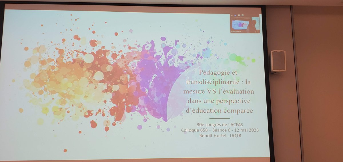 ColloqueTD's tweet photo. #AcfasC658 "En fait, la #transdisciplinarité c’est moi-même". Benoit Hurtel demande au ChatGPT de lui dire que signifie être transdisciplinaire. Face à des réponses peu approfondies, il montre habillement, à travers l’évaluation, qu’au-delà de toute discipline c'est l’être humain https://t.co/JBoShJwYFv