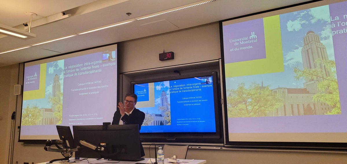 ColloqueTD's tweet photo. #AcfasC658 que signifie négocier, être porte-parole, quand le Sujet construit l’environnement qui influe sur l’environnement ? François Grégoire offre une surprenante et originale application de la #transdisciplinarité en administration et gouvernance. https://t.co/L5lzoxaXsR