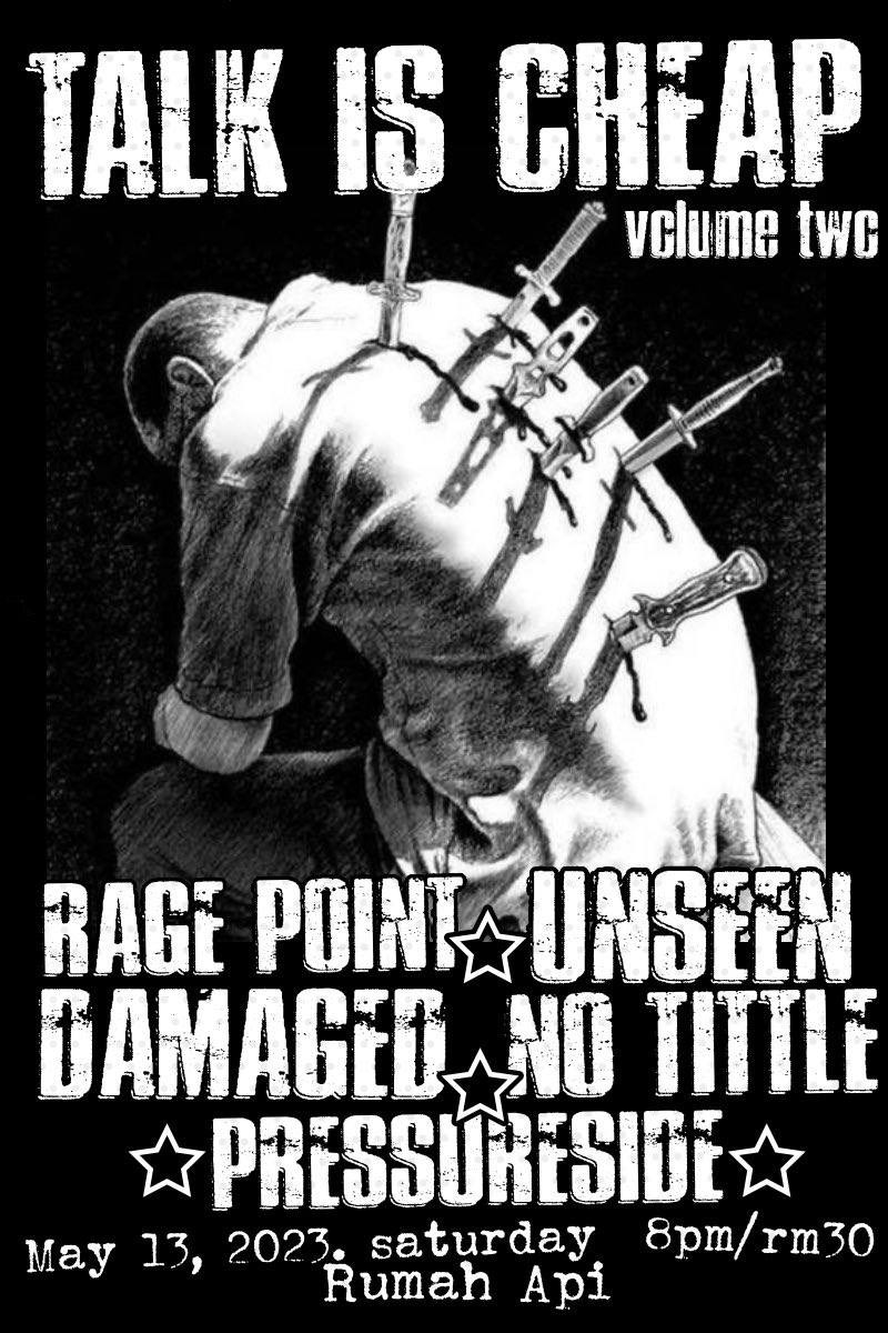 RumahApi2's tweet photo. Tonight w/ #ragepoint @unseenhc @damagedcult #notittle @pressuresidehc
Rm30, 8pm
Rm15 for Patreon members
https://t.co/EfSc4aUVU0 https://t.co/pGUA5uo3RF
