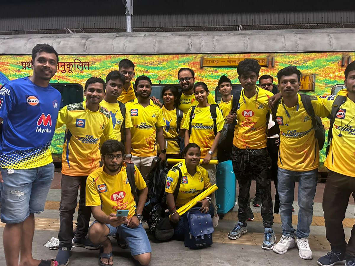 PradipMsd7's tweet photo. Dear @ChennaiIPL
We are a group of CSK Fans from various parts of WB &amp; booked our train tickets more than 6 weeks ago. Now we are in train without match tickets &amp; no support from anyone (1/2)

#help #csk #Dhoni @CSKFansOfficial https://t.co/FyPFmbHhIq