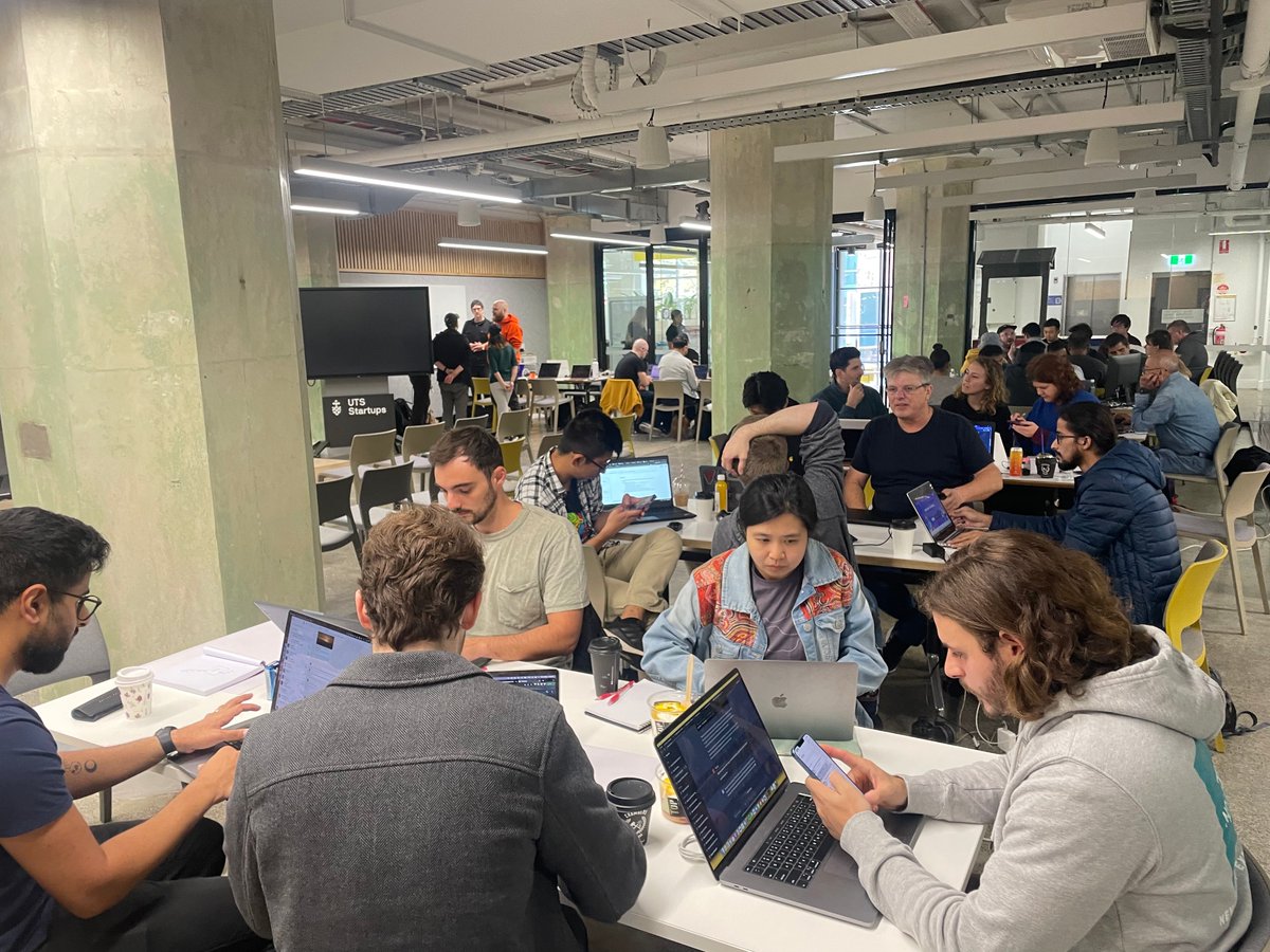 Paul S. Conyngham (@paul_conyngham) on Twitter photo Running the largest GPT hackathon in the Southern Hemisphere this weekend!!
#GPT4 #chatgpt #gpthackathon #hackgpt #OpenAIHackathon #TechForGood #MachineLearningHackathon
<a href="/gdb/">Greg Brockman</a> <a href="/sama/">Sam Altman</a> <a href="/ilyasut/">Ilya Sutskever</a> <a href="/lexfridman/">Lex Fridman</a> <a href="/dsaicommunity/">DSaiCommunity</a> @chainsawdotcom <a href="/dglover/">Dave Glover</a> Running the largest GPT hackathon in the Southern Hemisphere this weekend!!
#GPT4 #chatgpt #gpthackathon #hackgpt #OpenAIHackathon #TechForGood #MachineLearningHackathon
<a href="/gdb/">Greg Brockman</a> <a href="/sama/">Sam Altman</a> <a href="/ilyasut/">Ilya Sutskever</a> <a href="/lexfridman/">Lex Fridman</a> <a href="/dsaicommunity/">DSaiCommunity</a> @chainsawdotcom <a href="/dglover/">Dave Glover</a>