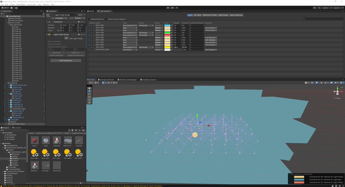 covitbil_lion's tweet image. UnityLearnでLightingの勉強。
Contributors / Receiversビューという診断モードがあるのを初めて知った。(聞き逃した可能性あるけど)
前に作ったワールドでも確認してみよう。
#Unity #Unitylearn