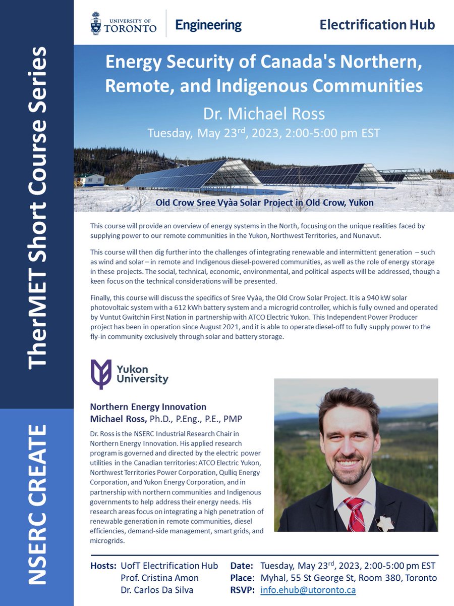 University of Toronto Electrification Hub tweet media