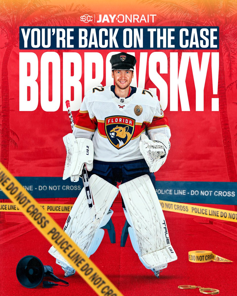 JayOnSC's tweet photo. Sergei BOBROVSKY and the Florida Panthers are headed to the Eastern Conference Final! https://t.co/CLnYl9TOdf