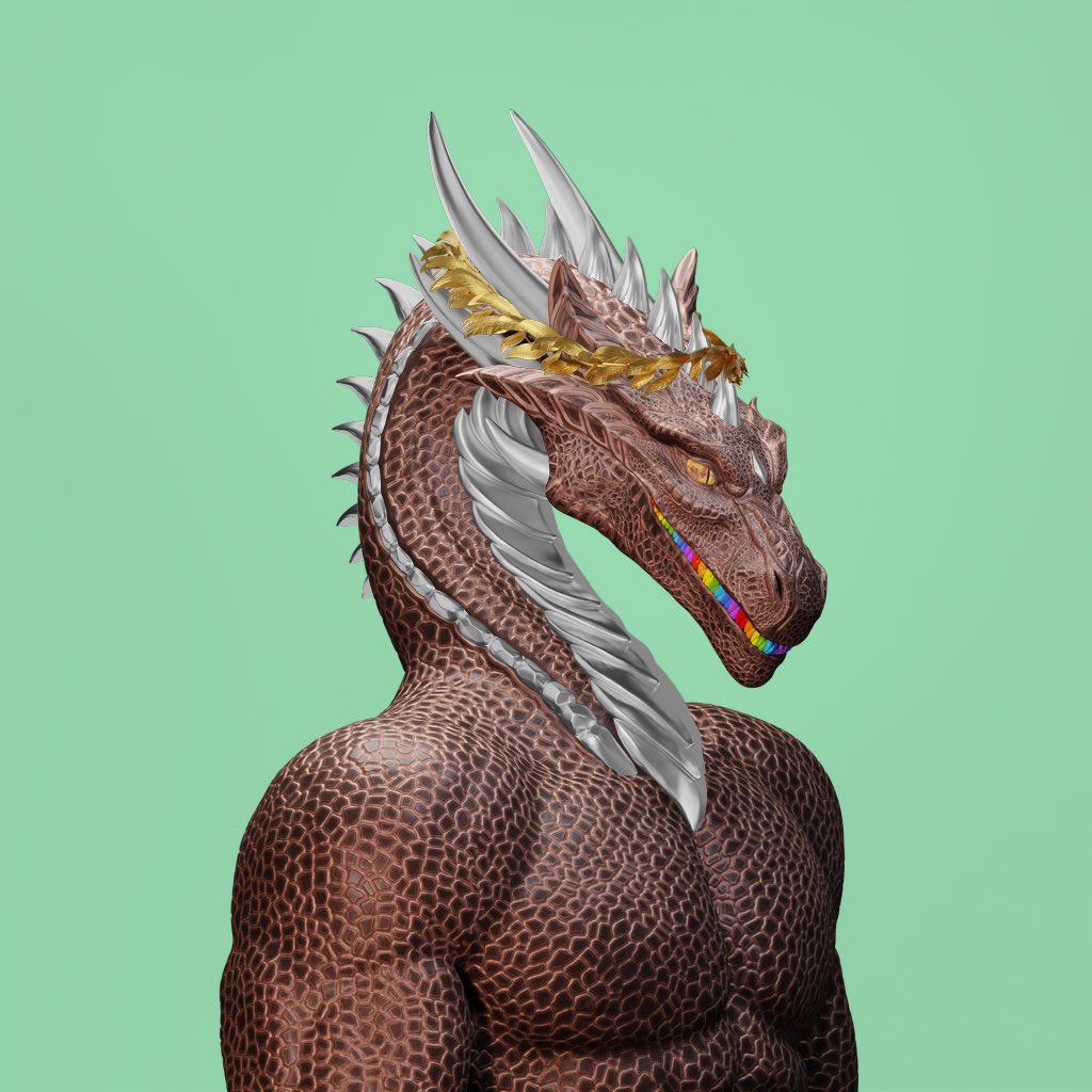 xy_anon's tweet photo. @NFTKingForever Meet #DragonDegens #NFTCollection ! Look this perfect looking, I love it because it’s simple and awesome! You can mint @DragonDegensNFT using #DragonBlood don’t miss it https://t.co/IRpwxZneGo