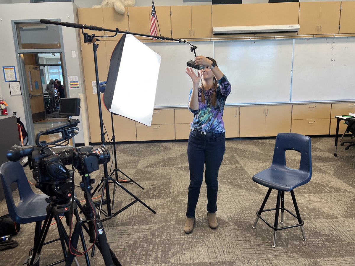 Stephanie Rothstein (@stephrothedu) on Twitter photo So excited to share this project! 🎥 coming soon!
🎤Today I interviewed Teachers and Students who are part of the <a href="/SantaClaraUSD/">Santa Clara USD</a> Middle School Innovation Cohort.
🔥Favorite moment: “This cohort reignited my love of teaching.”
#SCUSDproud #edtech So excited to share this project! 🎥 coming soon!
🎤Today I interviewed Teachers and Students who are part of the <a href="/SantaClaraUSD/">Santa Clara USD</a> Middle School Innovation Cohort.
🔥Favorite moment: “This cohort reignited my love of teaching.”
#SCUSDproud #edtech