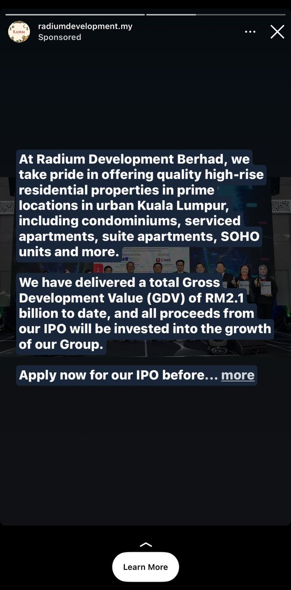 IPO Radium ni siap buat sponsored ads. maksudnya apa? 😂