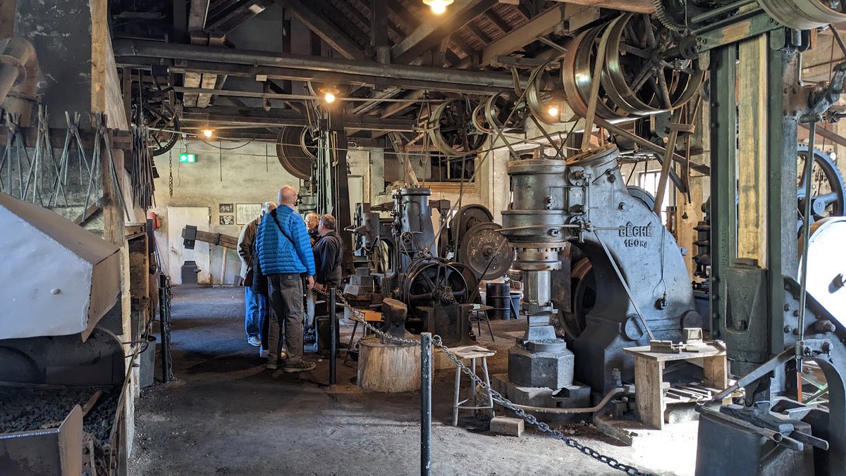AustinExplorer's tweet photo. Apr 26 - River cruise has begun! Today's excursion is to the city of Roth, Germany.  First stop was at an old family blacksmith shop which is now run as a working museum. Next up was at a "hunting castle" in town. The artwork inside was worthy of a castle many times its size. https://t.co/uUF49RQWR2