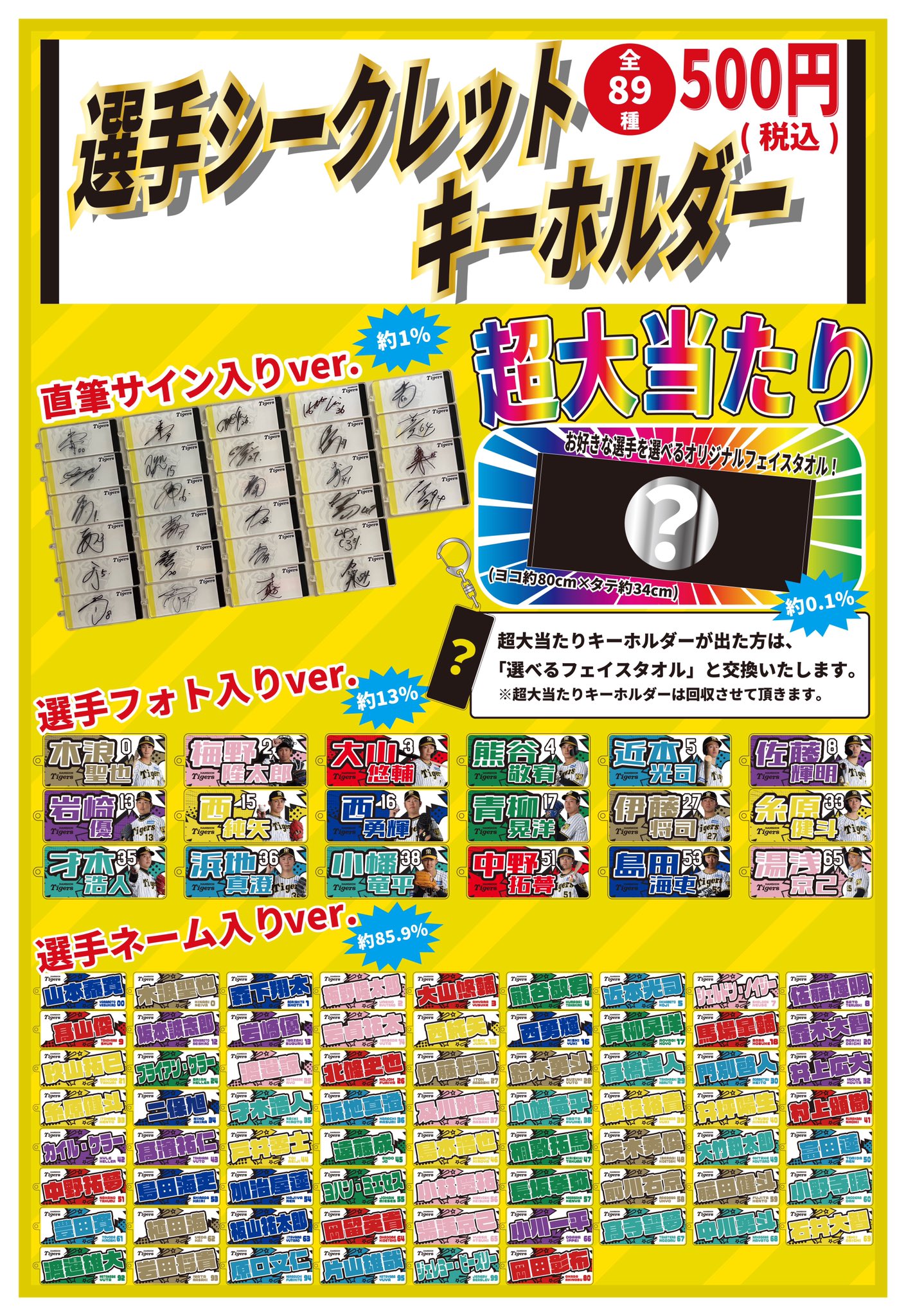 阪神タイガース　シークレット　グッズ 公式】阪神タイガースグッズ情報 on X: 