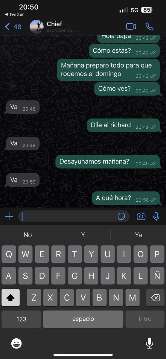 Esperando un Va como respuesta