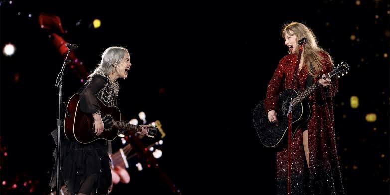 TSwiftNZ's tweet photo. 💬 | “I don’t normally take requests but Phoebe Bridgers requested a song… she said can you play, ‘Come Back… Be Here’?” — Taylor tonight #PhillyTSTheErasTour https://t.co/ONle3CwSmC