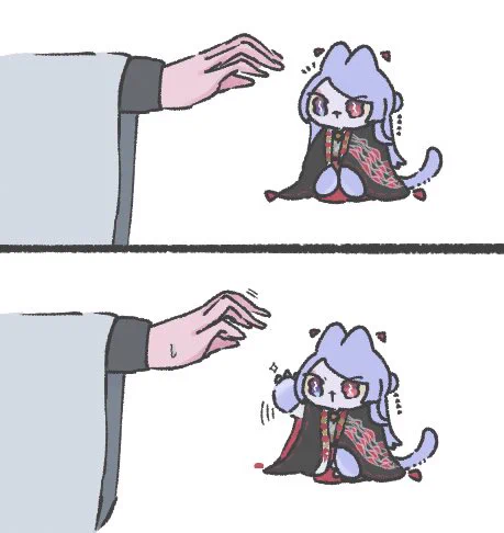 ⚠️ケモ注意⚠️
✋ 🎻🛵 