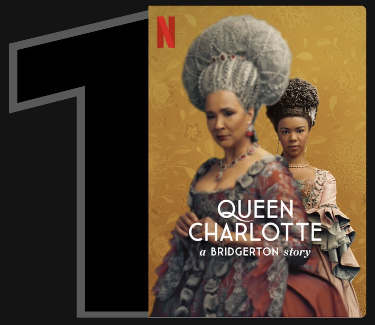 Congrats <a href="/shondarhimes/">shonda rhimes</a> you’ve done it again!! #1 Excellent show #queencharlotte <a href="/netflix/">Netflix</a>