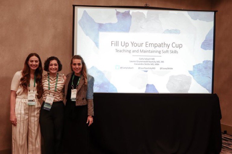 Carly Sokach, MD (@carlysokach) on Twitter photo Cup is full after sharing practical ways to teach & maintain soft skills with <a href="/LaurNavitskyMD/">Lauren Grunenwald Navitsky, MD, MS</a> + <a href="/CaseySkittle/">Casey Skittle, MD, MBA</a> - such an engaging & meaningful discussion! Grateful to build skills & learn together with the #SGIM23 community that is so passionate about #HumanismInMedicine Cup is full after sharing practical ways to teach & maintain soft skills with <a href="/LaurNavitskyMD/">Lauren Grunenwald Navitsky, MD, MS</a> + <a href="/CaseySkittle/">Casey Skittle, MD, MBA</a> - such an engaging & meaningful discussion! Grateful to build skills & learn together with the #SGIM23 community that is so passionate about #HumanismInMedicine