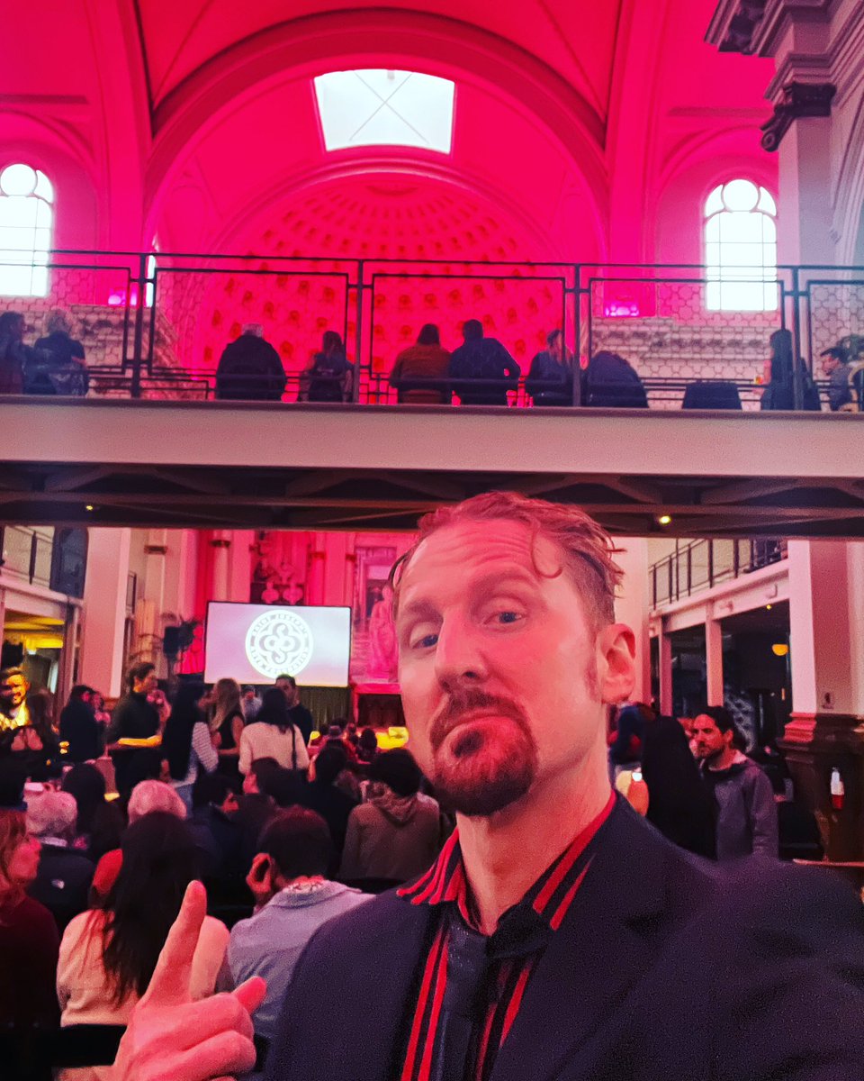 Here at the sold out “Climate Parables” @AnthropoceneMag and <a href="/backpocketstory/">Back Pocket Media</a> performance event. I adapted a short story written by the very talented Mark Alpert and converted it into a storytelling performance, which I get to see the premiere of tonight!