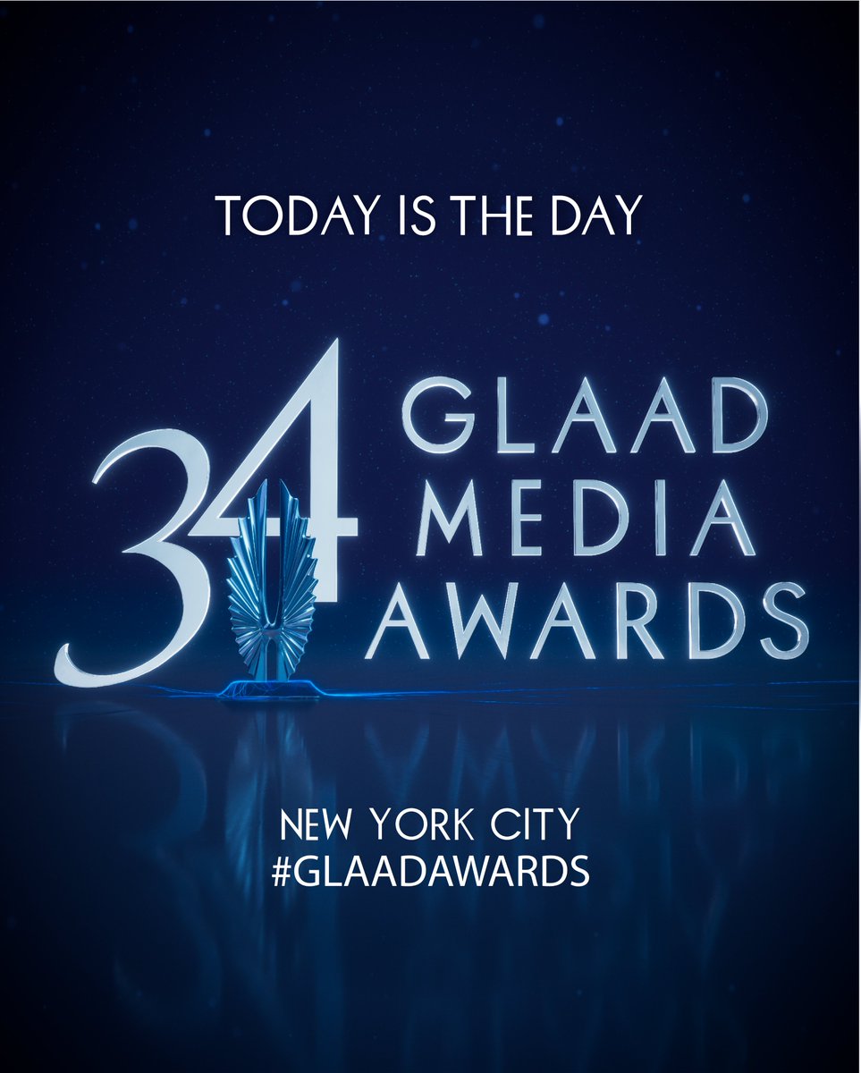 HAPPY #GLAADAWARDS IN NEW YORK CITY DAY! 🌟

Tonight we'll come together to honor the best in LGBTQ media and celebrate QUEER JOY. ❤️