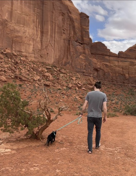 Lenny is a worldly bean https://t.co/QnPQu1uUIP