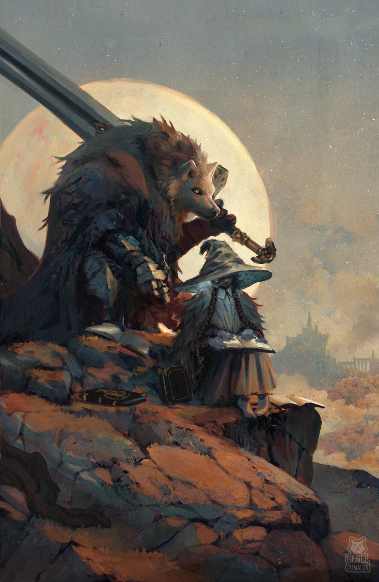 GenelJumalon's tweet image. QRT with your art with the moon in it. 🌙