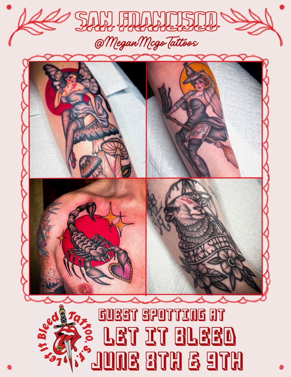 SomeWebLady's tweet image. My amazingly talented sister is guest spotting at @LetItBleedSF next month!