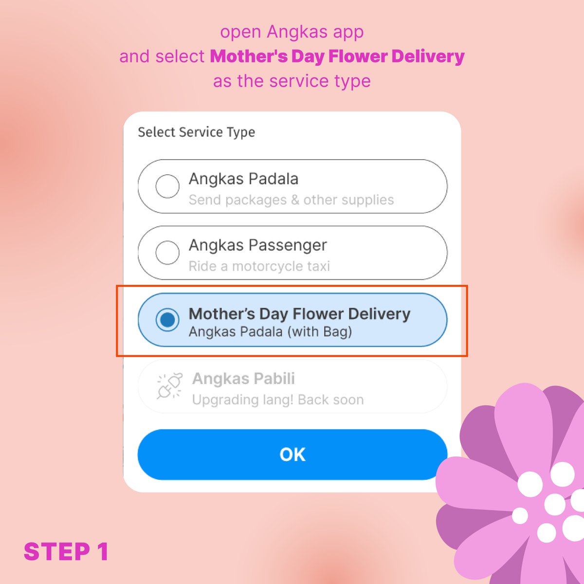 Angkas on Twitter "mama mo step by step — Use promo code MAMAMO for