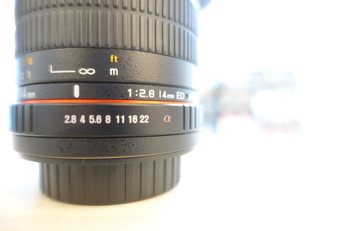 sanpoucamera's tweet image. (*'▽') 珍しい！

＃Aマウント用　
＃SAMYANG　
＃14ｍｍ