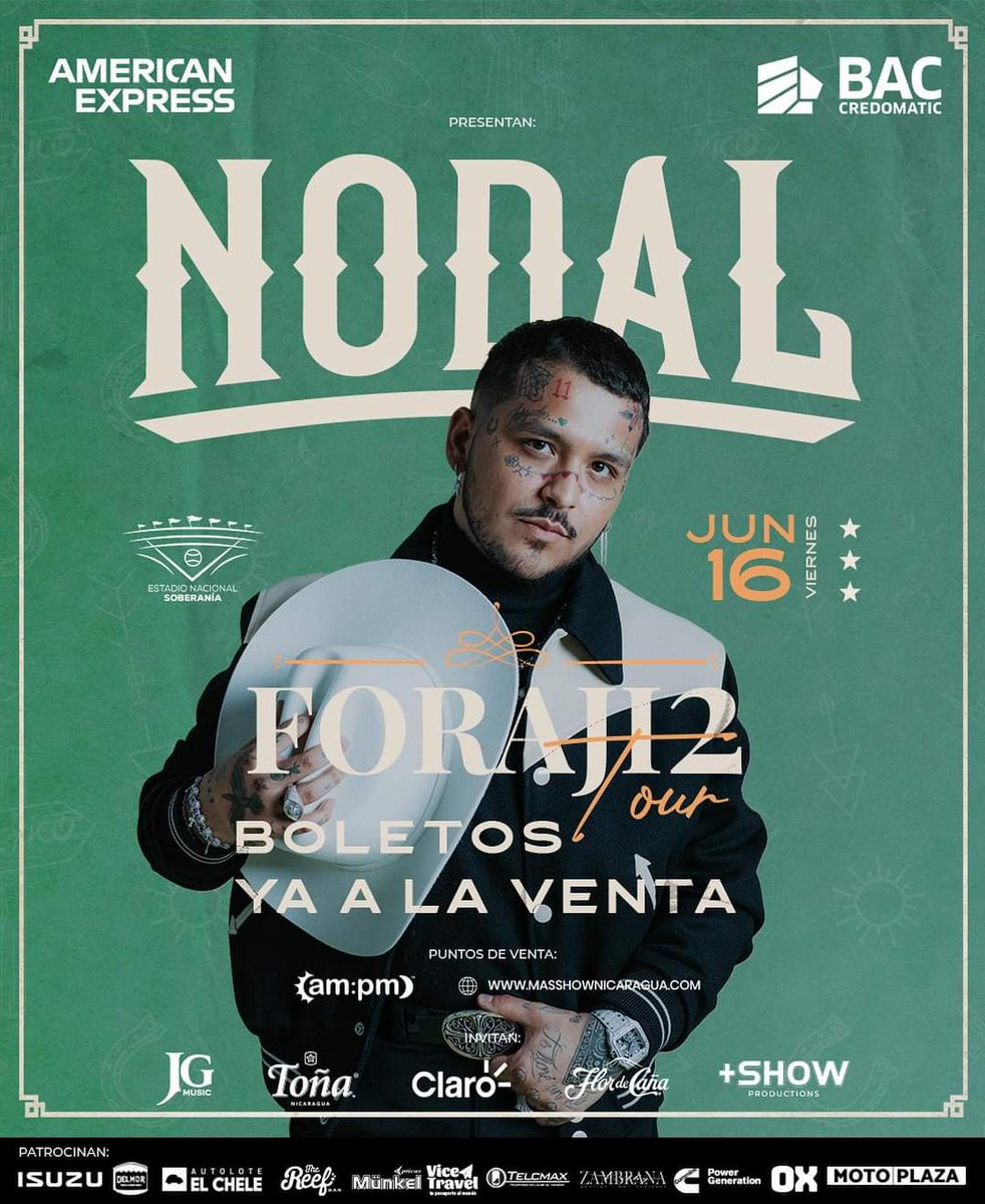 SILVERHAWKX's tweet photo. Hola mis 🥷 Shinobis 🥷

Silver - The Art Ninja les tiene 3 entradas "Zona Silver" para rifar.

Atentos a la dinámica y disfrutar de #Nodal y su #Foraji2Tour, un evento de #masshowproductions

#Silverhawkx #Nono #ArtNinja #siempreninja https://t.co/LvW0dKCSF4