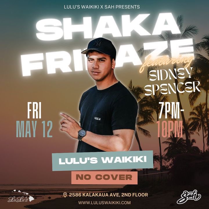 Lulus_Waikiki's tweet image. Happy Aloha Friday. We have a fun weekend of live music ahead for you all. Starting with #sidneyspencer live tonight from 7 pm - 10 pm. Then we have #freddyleone tomorrow at the same time. See you all soon! #Aloha 🌴🌊🎸✨ instagram.com/p/CsKwIeerESg/