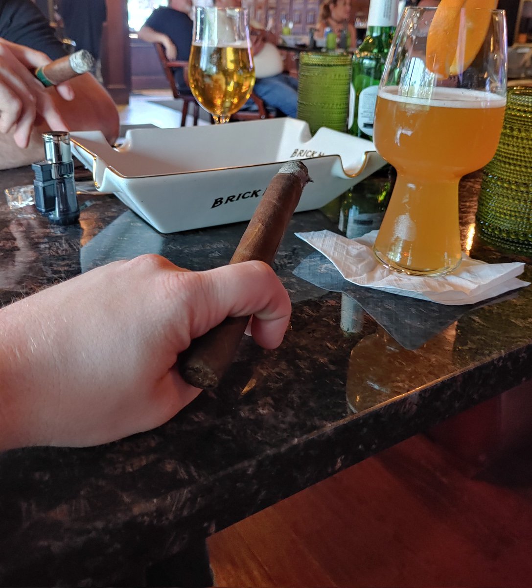 HavasuWuff's tweet photo. Had a wonderful evening going shooting and then to a cigar bar with a coworker https://t.co/RkbC6WDEZz