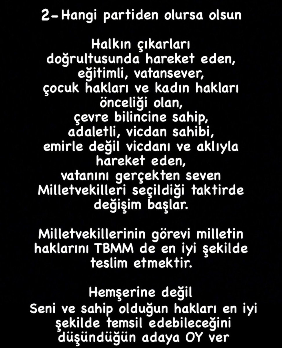 Unutmayın !
Vereceğiniz her bir oy çok değerli 🇹🇷 
#Oyver