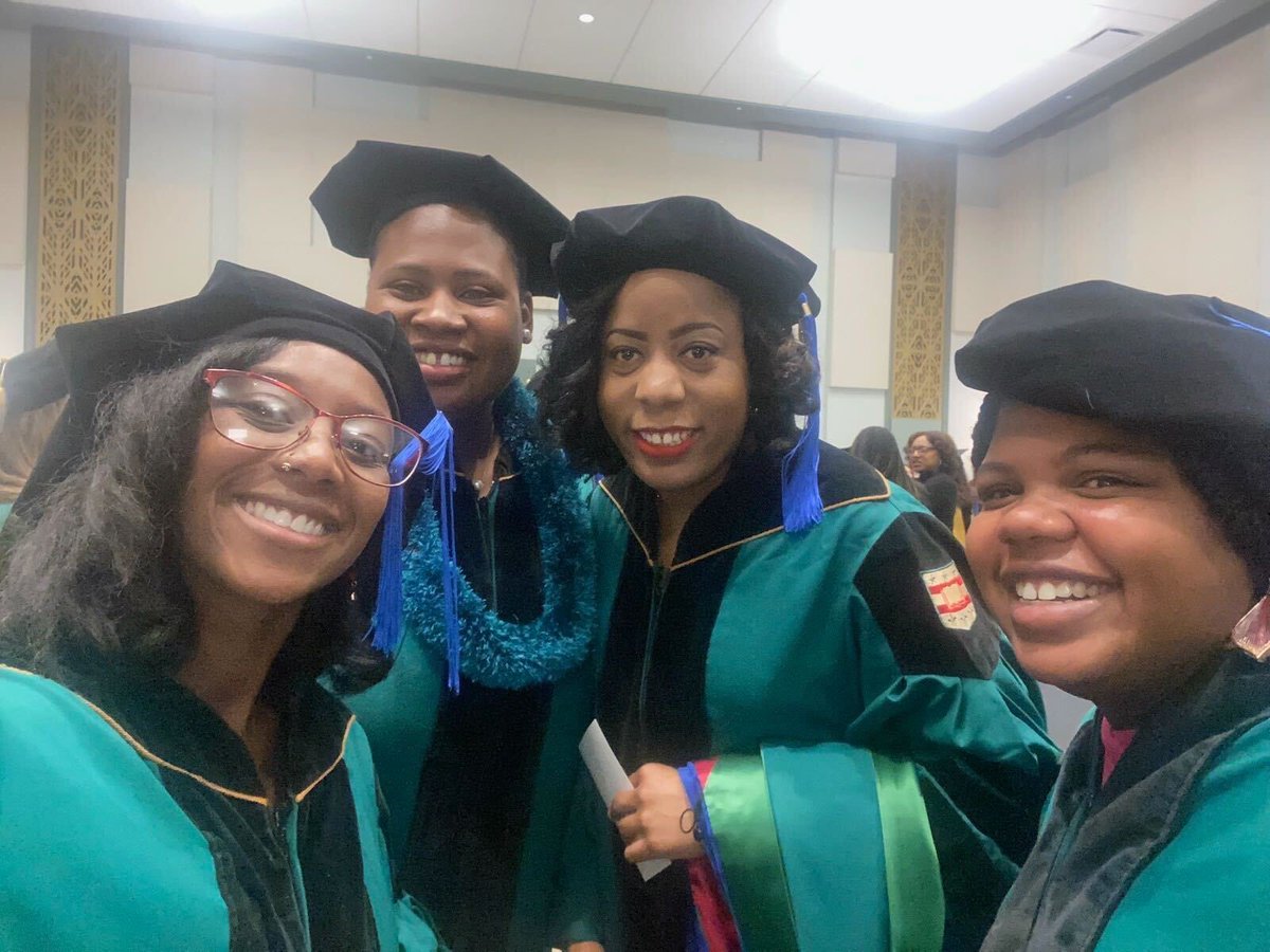 Wow!! 🤩 Big congrats to all the new graduates,
✨Dr. Maple Adkins-Threats 
✨Dr. Kiona Elliott
✨Dr. Gervette Penny 
✨Dr. Geralle Powell-Rodgers!!
You all deserve it!! 🎓🥂🙌🏾 We’re so proud of you! 🎈

#abbgs #wustdbbs #dbbs #phd #phdlife #graduation