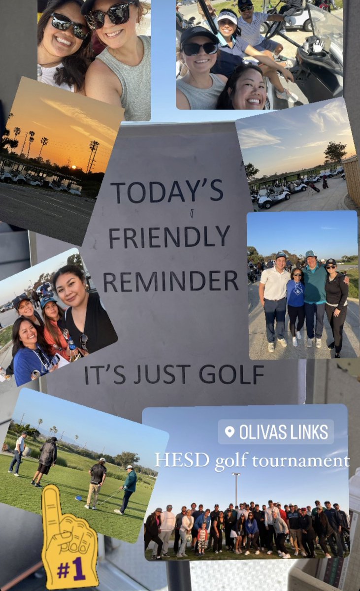 HESD Golf Tournament! So much fun out on the course today with @JulieZane9  #hesdpride