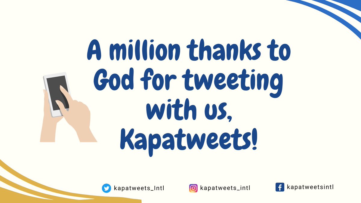 Kapatweets_Intl's tweet photo. Milyong salamat po sa Dios, Kapatweets!😄

#DoingGoodWithLove 
#MCGICares https://t.co/HP95ZN9C1I